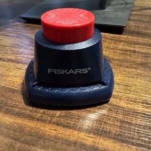 Fiskars Red and Blue Craft Punch
